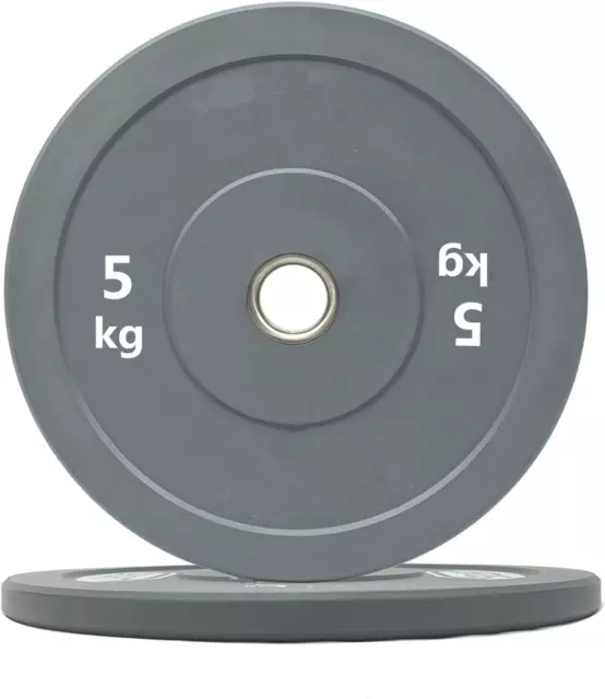 HCE Olympic Bumper Barbell Weight Plates High-Quality Rubber Bumper Plates wi...