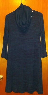Women's Size Medium Apt. 9 Knee Length Dress 3/4 Sleeve w/Scarf Green & Black