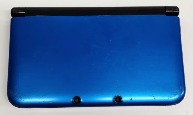 Nintendo 3DS XL Handheld Console - Metallic Blue/BLK SPR-001 NO POWER-FOR PARTS