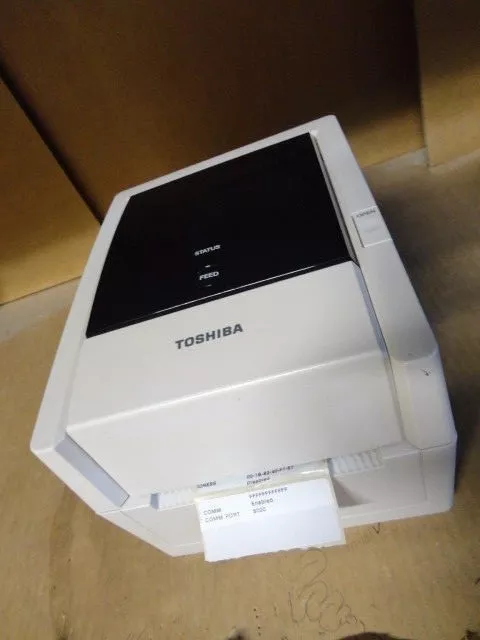 TOSHIBA TEC B-EV4T Thermo Transfer USB Barcode / Label Drucker  * B-EV4T-GS14-QM