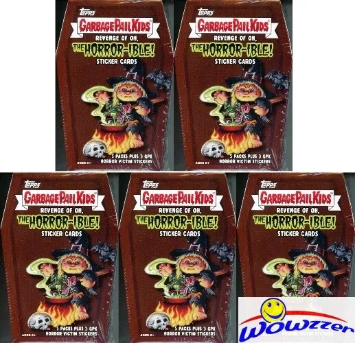 (5) 2019 Topps Garbage Pail Kids Ser 2 REVENGE of OH,THE HORROR-IBLE Blaster Box