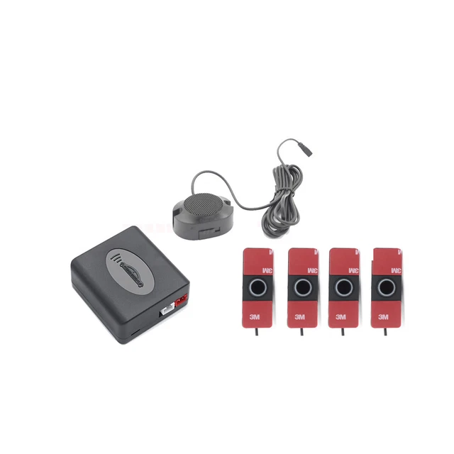Car Backup Radar System Park Assistance Buzzer Alarm Kit w/16.5mm Parking Sensor