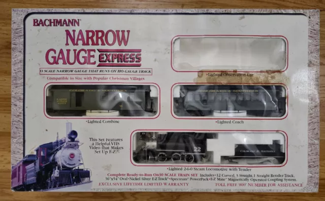 Bachmann Narrow HO Gauge Express Colorado & Southern Train Set 25002 NEW READ!