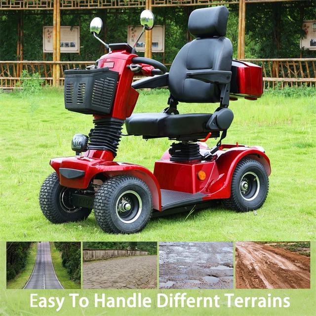 FOUR WHEEL TRAVEL Mobility Scooter 500W 48V 20AH battery Motor for