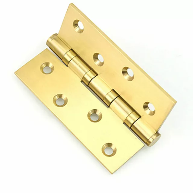 Quality Solid Brass Butt Hinges Door Cabinet Cupboard Varied Size Hinges 3