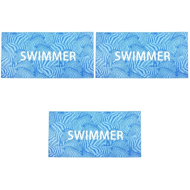 3 pz telo da bagno telo da spiaggia decorativo microfibra sciarpa viaggio