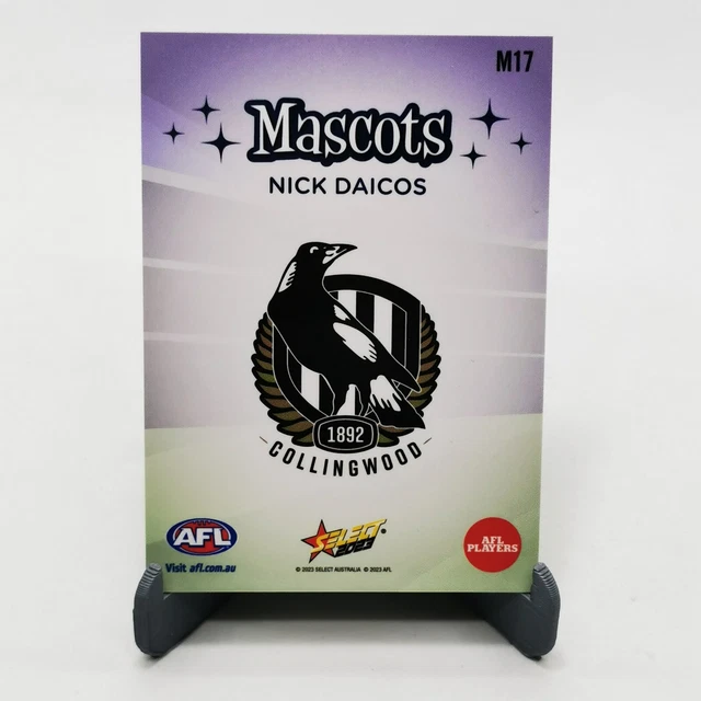 NICK DAICOS MASCOTS Card M17 Collingwood Magpies 2023 AFL Select Footy Stars EUR 14,62