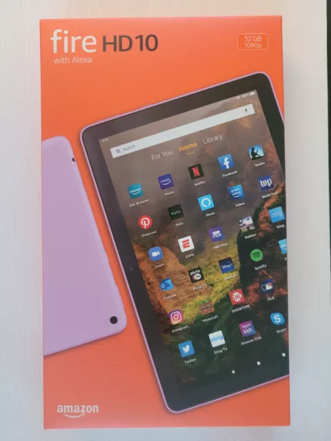Brand New Amazon Kindle Fire HD 10" 32GB Tablet 2021 11th Gen ~'All colors' w Ad