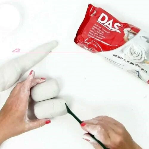 Das Pasta Modellante Modellabile 1kg Colore Bianco Gioco Bambini Hobby Artista
