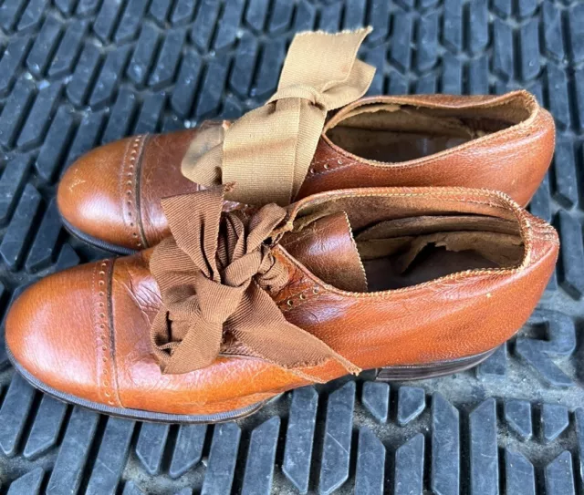 Vintage Ideal Boys Dress Shoes Pretty Cool Distressed 2