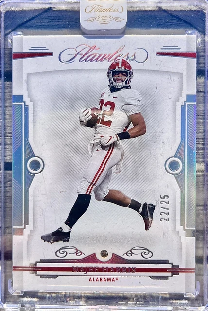 2022 Panini Flawless Collegiate #69 Najee Harris DIAMOND GEM 22/25 JERSEY MATCH