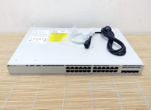 CISCO C9200L-24T-4X-E CATALYST 9200L 24-Port Data 4x10G Network ...