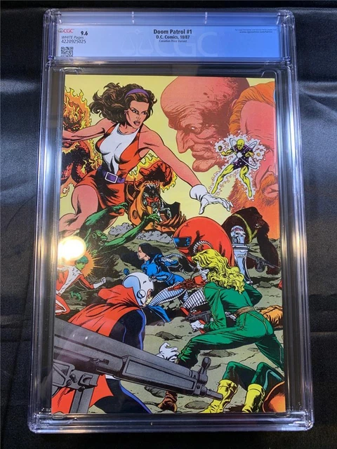 Doom Patrol #1 * CGC 9.6 NM+ CANADIAN PRICE VARIANT * Wraparound Cover 3