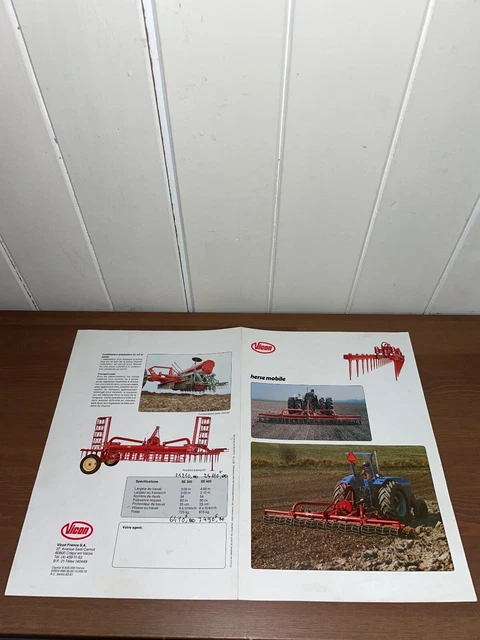 PROSPECTUS TRACTEUR MACHINE Agricole Herse Disque Fenet Charrue EUR 2,50 - DE