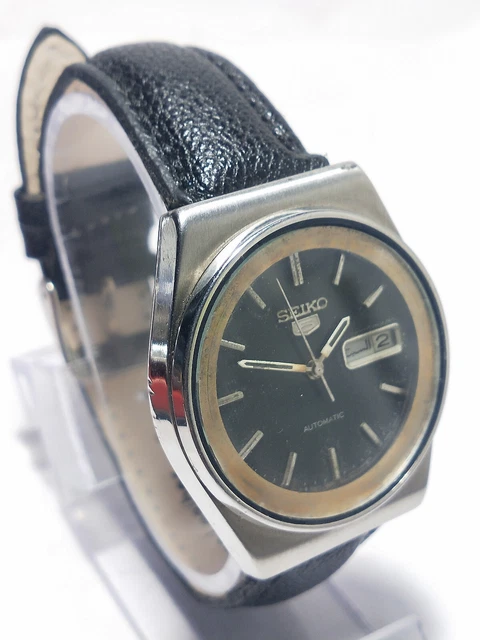 Vintage  Seiko Automatic 6309A Movement Day Date Analog Dial Wrist Watch J97