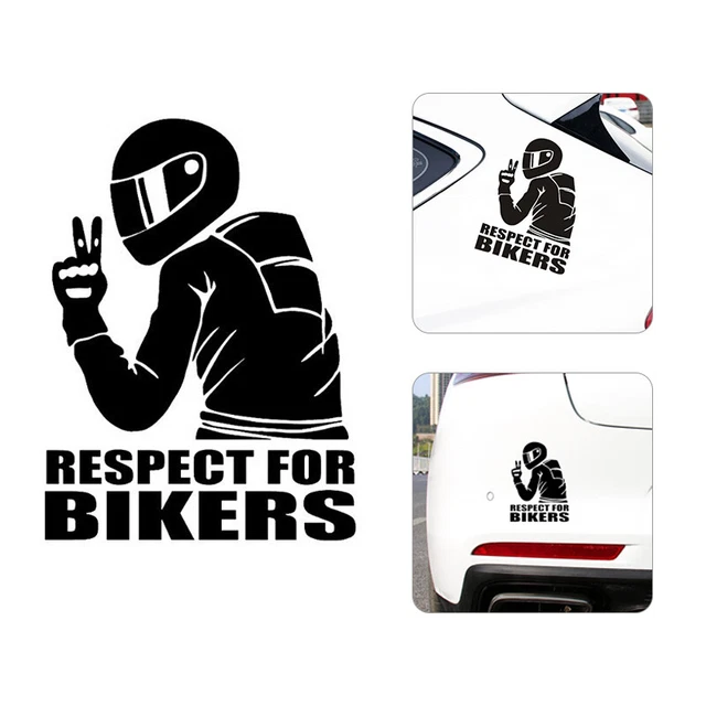 Respect Biker Sticker For On Car Motorcycle Vinyl 3D Stickers And Deca.Q1