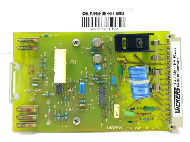 Vickers EEA-PAM-119-A-10 Puissance Amplificateur Carte Circuit 8102