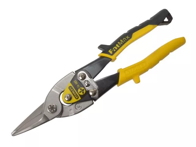 Stanley Tools - Cisaille aviation jaune, coupe droite, 250 mm