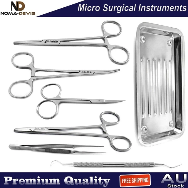 Micro Surgical Instruments HEMOSTATIC FORCEPS SURGICAL Dissection Scissors Dental Micro Surgery ...