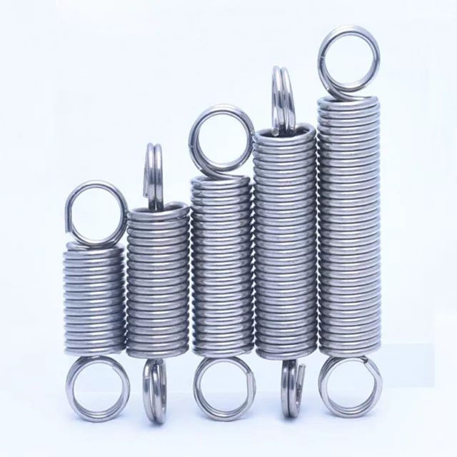 Expansion Tension Extension Spring 0.6mm Wire Dia 7/8mm OD 304 Stainless Steel