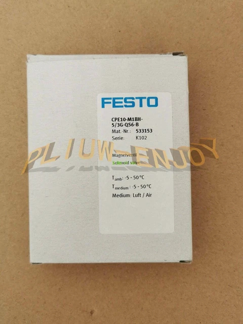 1PC NEW FESTO solenoid valve CPE10-M1BH-5/3G-QS6-B 533153