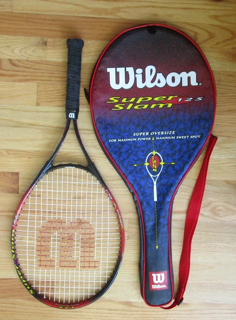 Wilson Super Slam Tennis Racket 125 Super Oversize with Carry Case