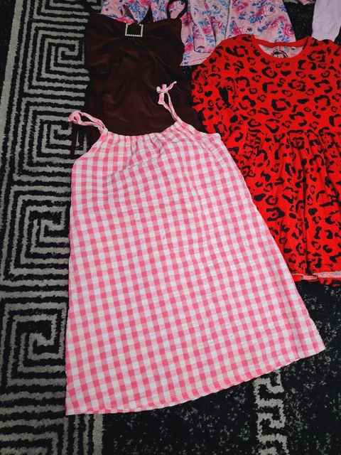 #A49 Enorme pacchetto di vestiti per ragazze 6-7 anni NEXT GEORGE PRIMARK BLUEZOO H&M 6