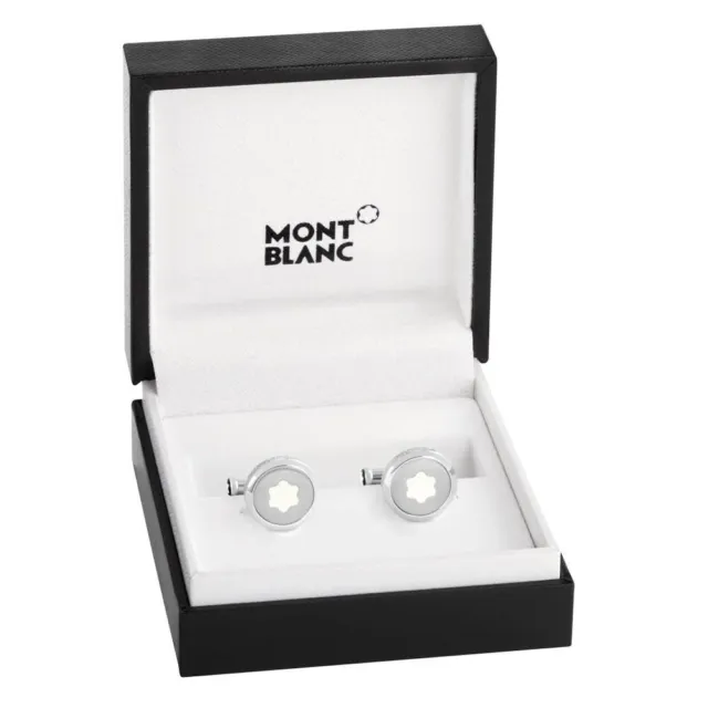 Montblanc Starwalker Stainless Steel Cufflinks - Brand New without Tags