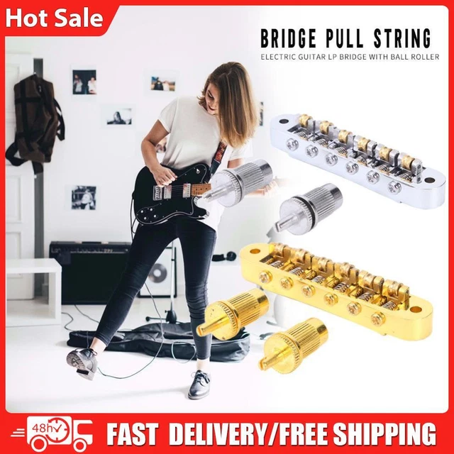 Tune-O-Matic Roller Saddle Electric Guitar Bridge for LP EPI Guitar Accessories