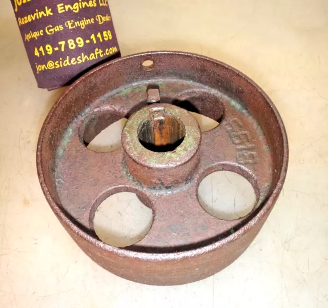 6& FLAT BELT PULLEY for a 1hp IHC FAMOUS TITAN TOM THUMP Gas Engine ...