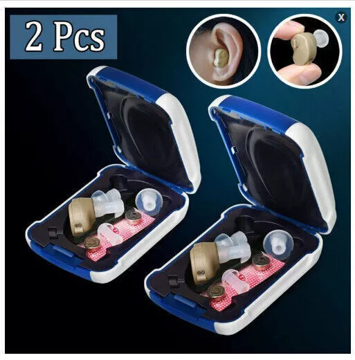 2Pc Mini Digital Hörgeräte Unsichtbare In Ear Hearing Aid Bester Sound Amplifier