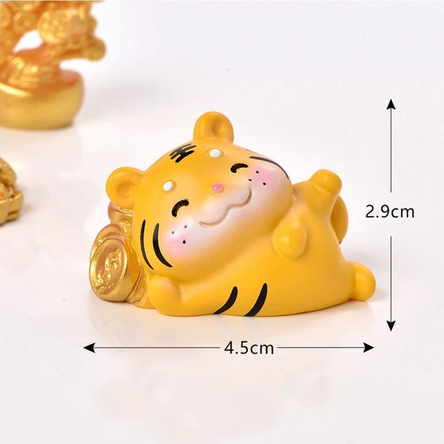 année Ornement de jardin Tigre miniature Micro Aménagement Paysager Figurine 6
