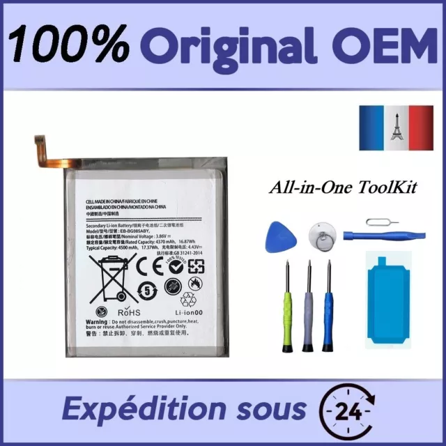 4500mAh BATTERIE 100% NEUVE OEM POUR SAMSUNG S20 PLUS + KIT OUTILS -/ BG985ABY