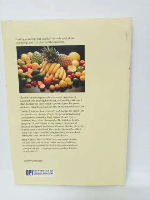 Diseases of Fruit Crops Denis Persley Plant Health 1993 QLD Queensland PB 2