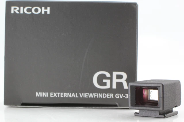 [Top MINT in Box] RICOH External Mini Finder GV-3 40mm for GR Digital From JAPAN