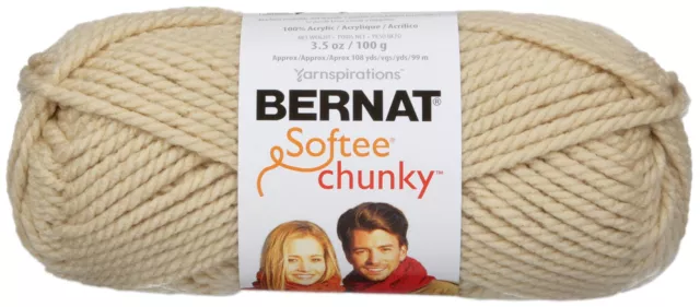 Bernat Softee Chunky Yarn-Linen 161128-28021