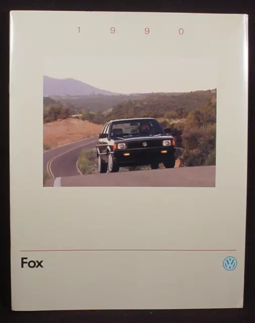 1990 Vw Fox Sales  Brochure - Original New Old Stock