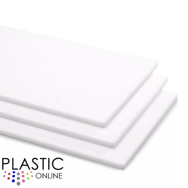 White Colour Perspex Acrylic Sheet Plastic Material Panel Cut to Size