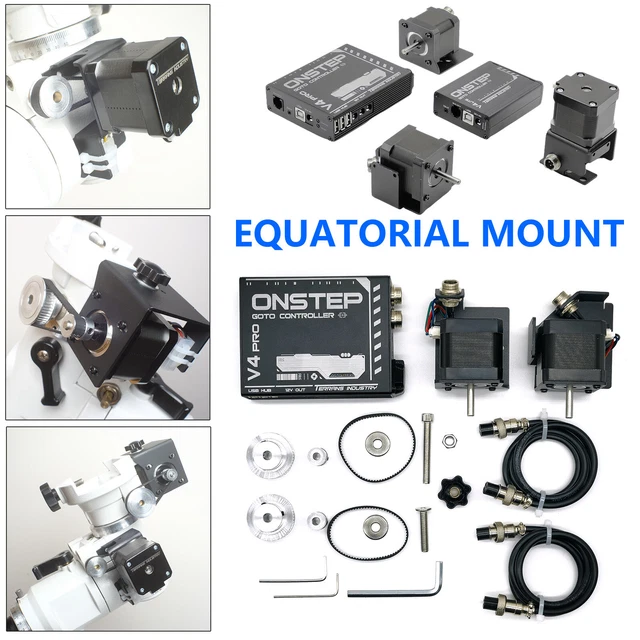 V4 EXOS2 Onstep EXOS2 Equatorial Mount V4 GOTO Upgrade Kit Biaxial Tracking2bJc