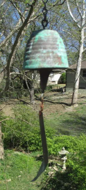 Small Early Beehive BRONZE BELL Arcosanti Paolo Soleri beautiful patina