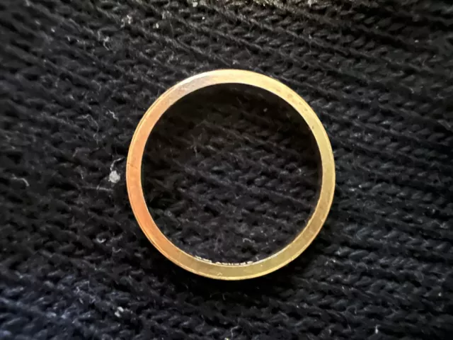 Vintage Antique Granat 14k Gold Ring Art Deco Stackable Wedding Band