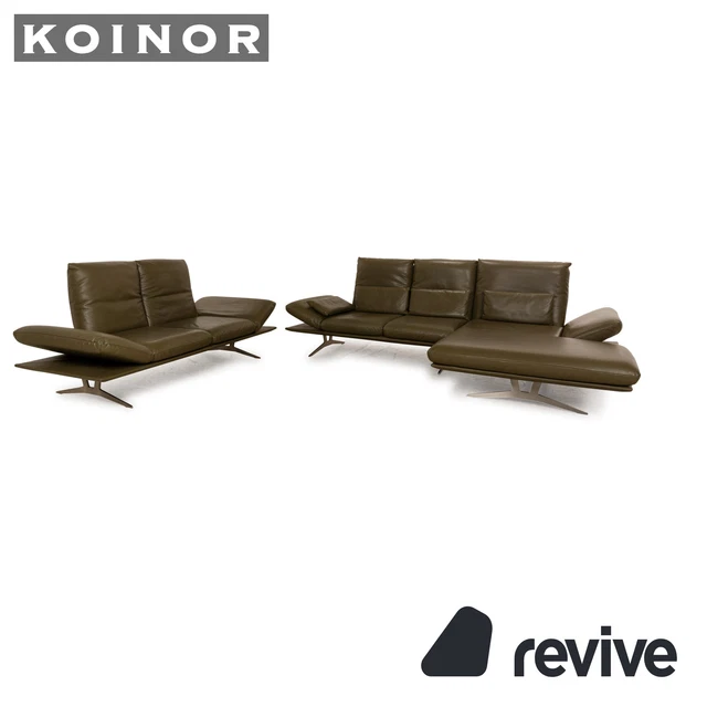 Koinor Vittoria Tissu Canapé Deux Places Beige Fonction Manuelle