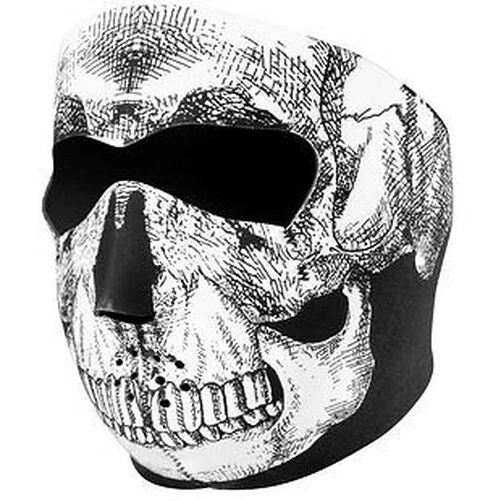 Neopren Motorrad Voll Face Totenkopf Maske Wasserfest Ski Sturmhaube Winter