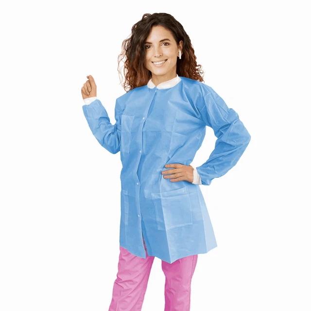 Disposable Lab Coats for Adults 5X Large Pack of 3 Painting Lab Coat Disposable