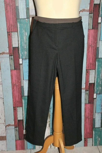 Pantalon Bootcut SINEQUANONE Taille 36 - Gris, Occasion Très Bon état - Coupe Chic Taille Basse