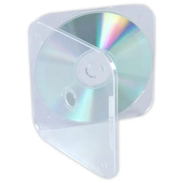 20 Original Dering Usa Discsaver Poly Cd/Dvd Cases Clear 70001 Free 2 Day Air