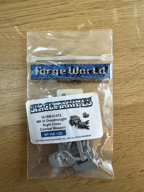 Warhammer 40k Forge World MKIV Dreadnought Right Close Combat