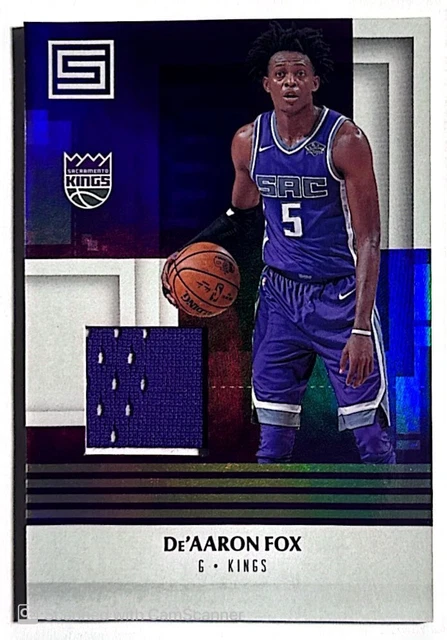 2017-18 Panini Status Materials #M-DAF De'Aaron Fox RC Sacramento Kings
