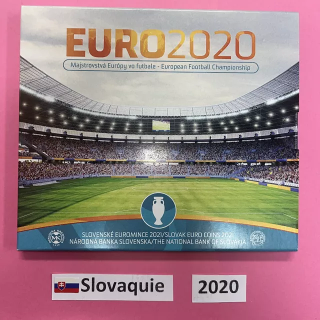 Coffret BU de 8 pièces Slovaquie 2020 de 1 cnt à 2 €   🇸🇰