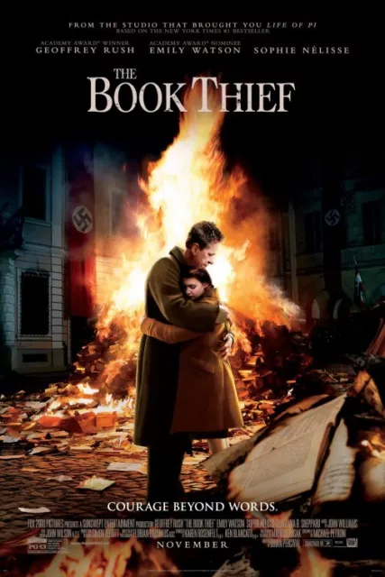 BOOK THIEF - 2013 - orig D/S 27X40 REG movie poster- EMILY WATSON, GEOFFREY RUSH
